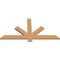 Ekena Millwork Kennewick Timber Gable Bracket, Western Red Cedar, 48"W x 24"H x 1 1/2"D x 3 1/2"F, 12/12 Pitch GBW048X24X0204KEN00SWR - alternate 5